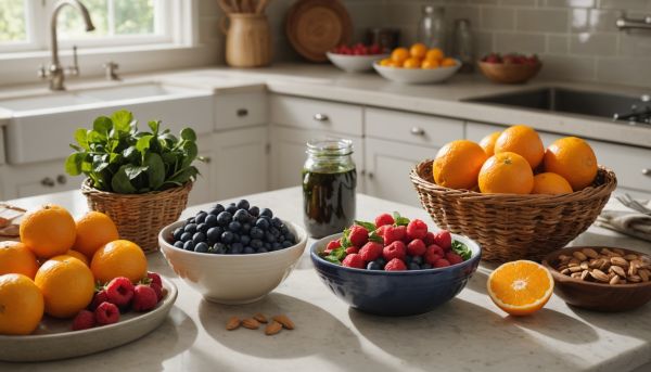 Adopter une alimentation riche en antioxydants naturels