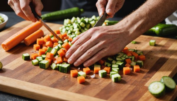 Comment tailler ses légumes en brunoise parfaite